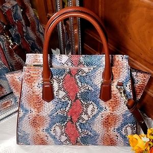 NEW!!! | Brahmin | Discontinued | Multi Dawson | Priscilla | Satchel | Large